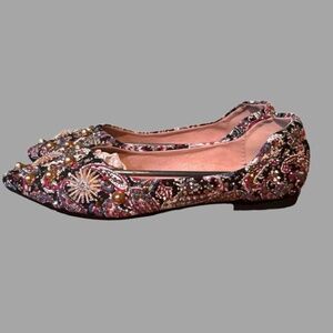 Women's Rhinestone Embellished Flats